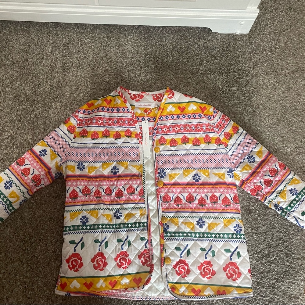 Lisa Says Gah! Quilted Phoebe Jacket, Brand New with tags XS/S